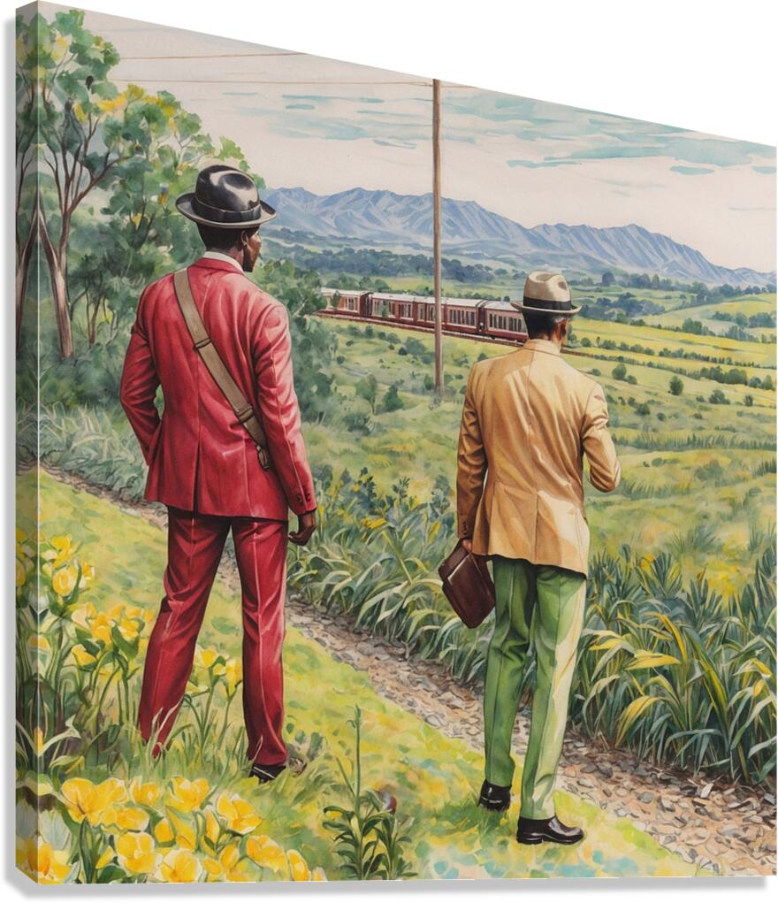 Valley Train Canvas Print