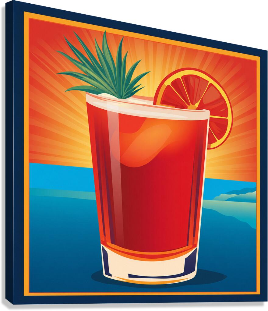 Tequila Sunrise Canvas Print