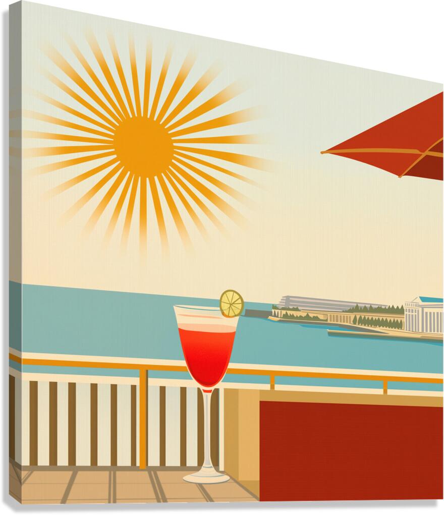 Commodore’s Terrace Canvas Print