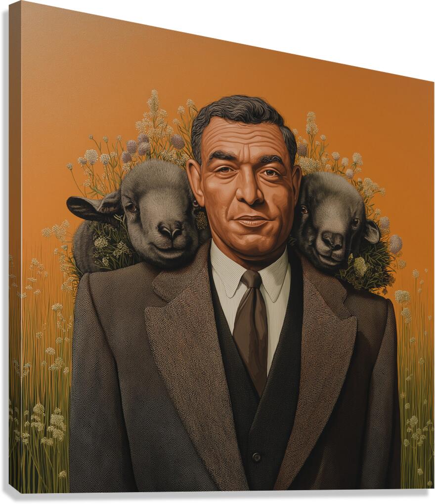 Black Sheep Canvas Print