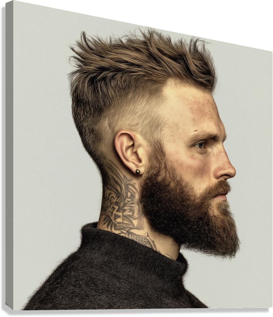 The Profile Canvas Print