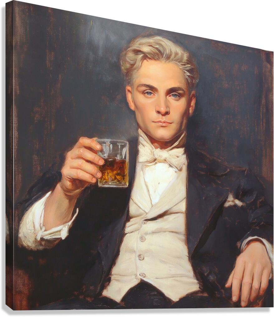Hans at Midnight Canvas Print