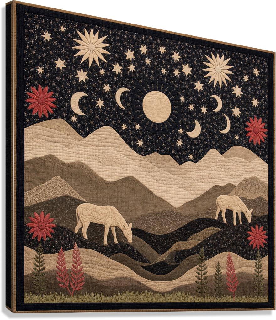 Under Many Moons Canvas Print