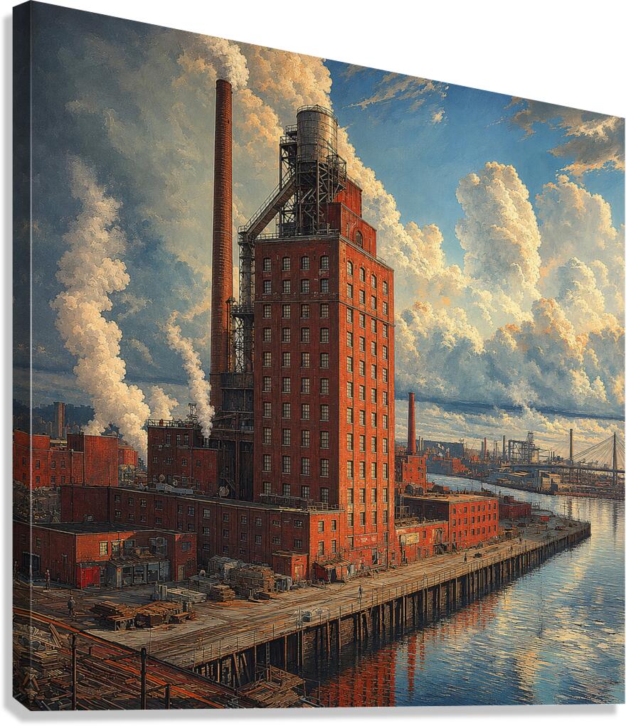 The Bricks Canvas Print