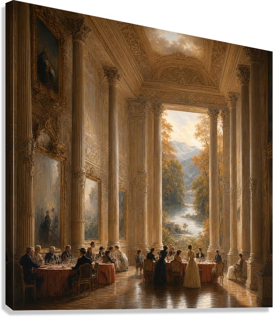 Last Light Banquet Canvas Print