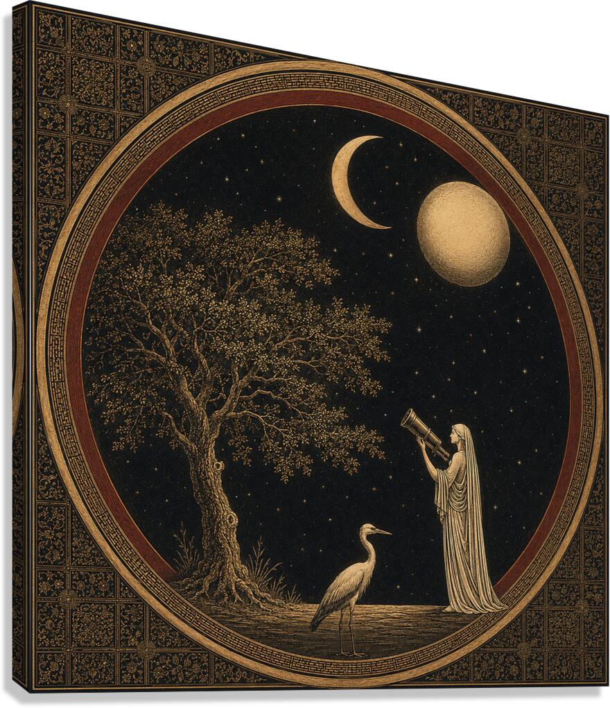 Heron’s Vigil Canvas Print
