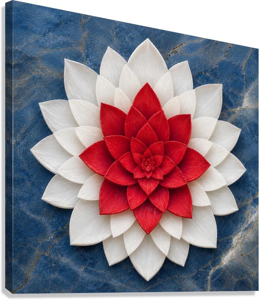 Heart in Bloom Canvas Print