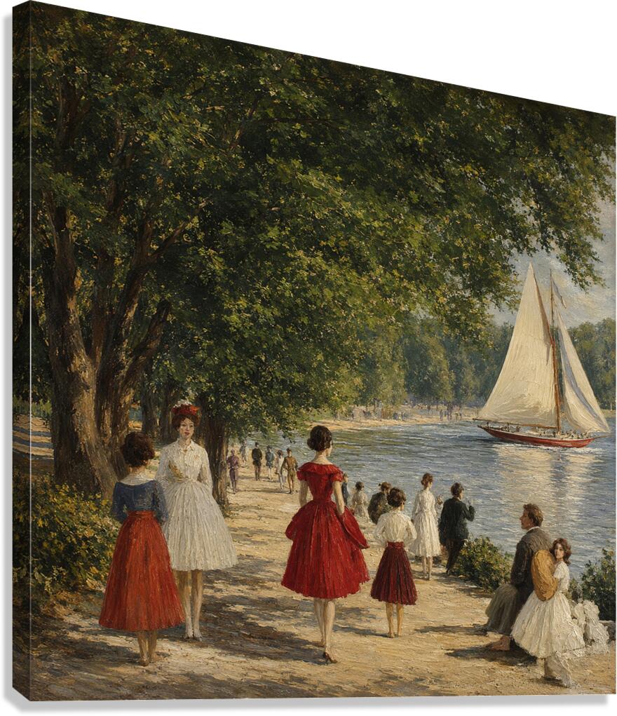 Long Afternoon Canvas Print