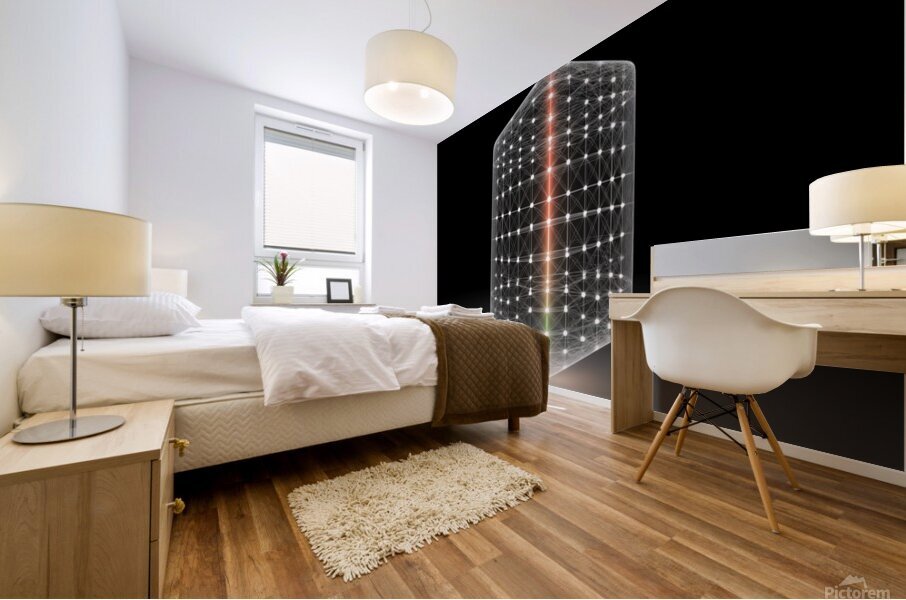 Prismatic Lattice Mural print