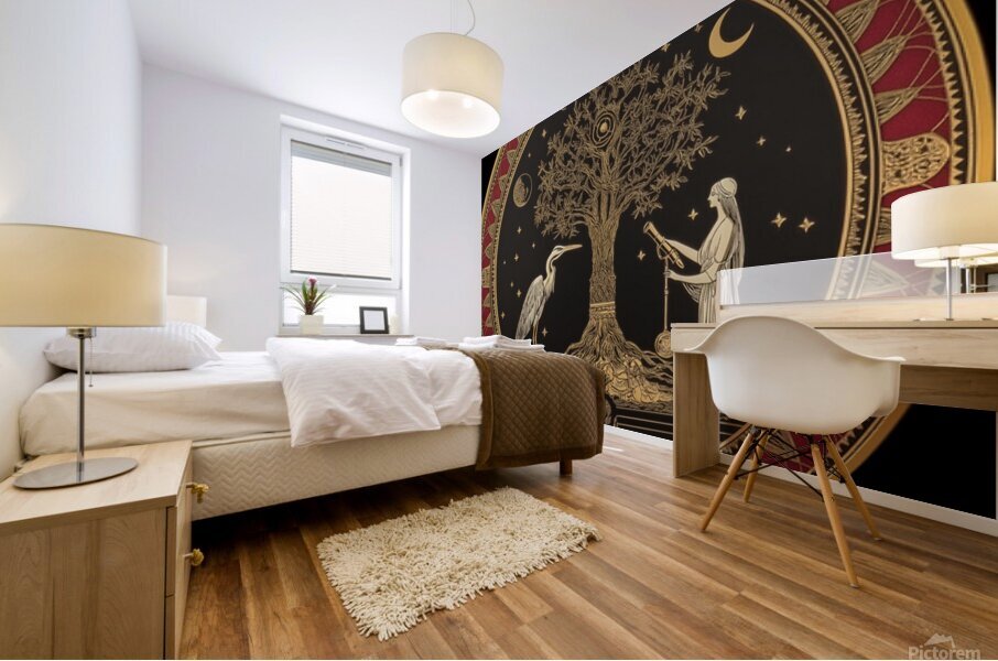 Heron’s Question Mural print