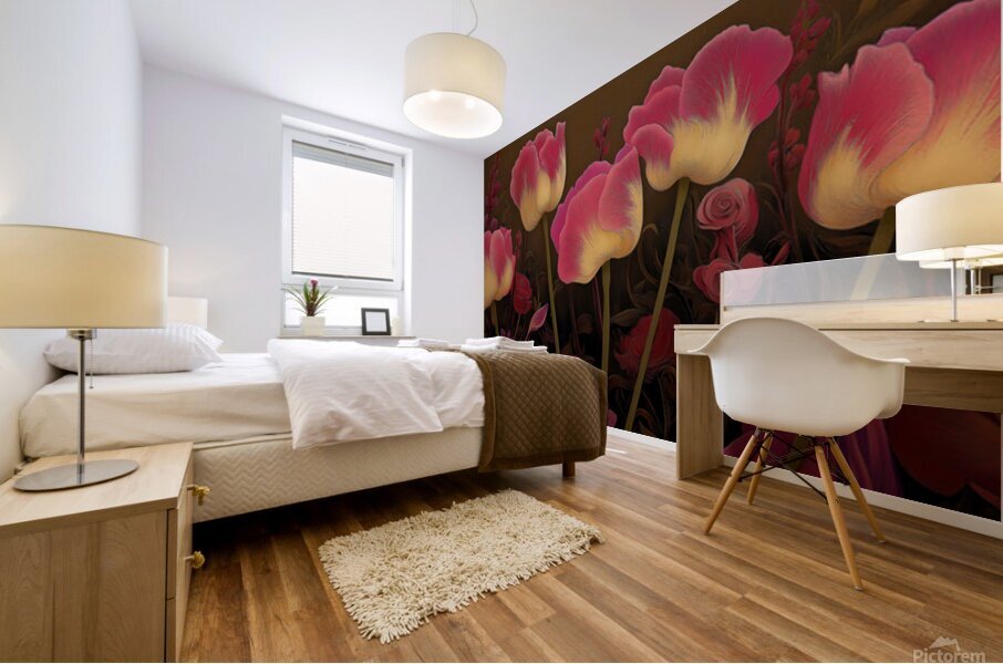 Nocturne Garden Mural print