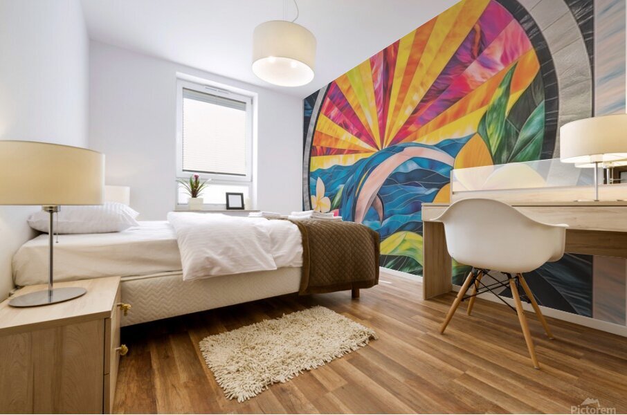 Modern Mosaic Mural print