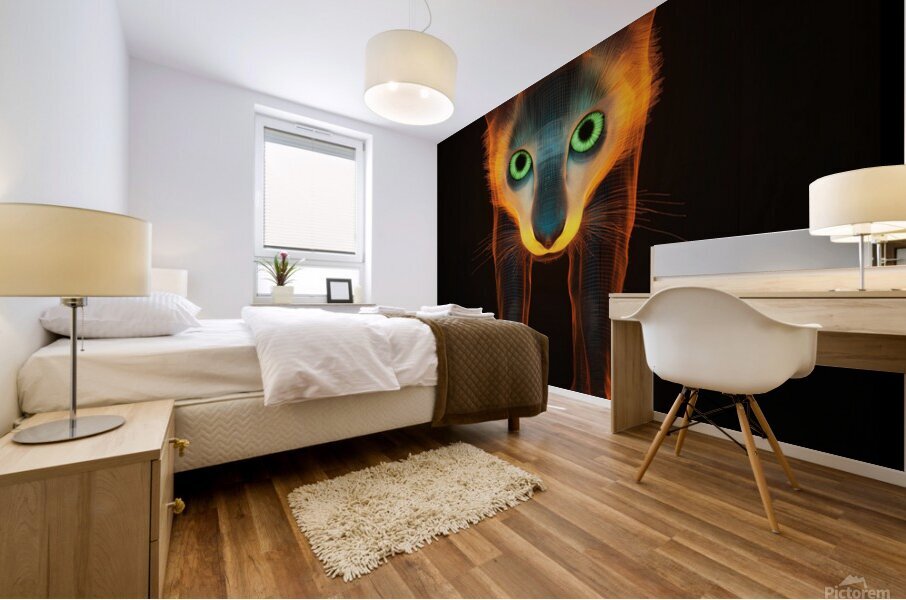 Electrofeline Mural print