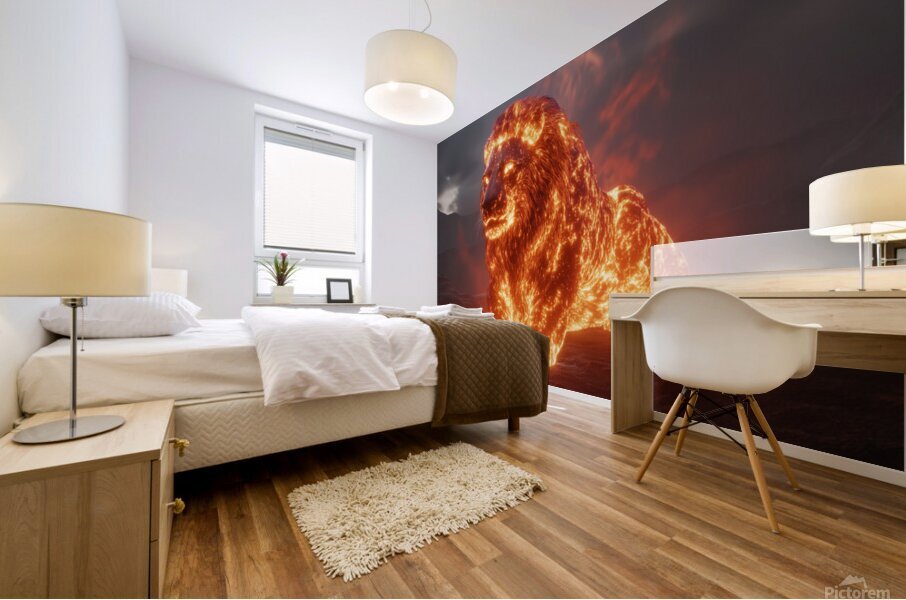 Ember King Mural print