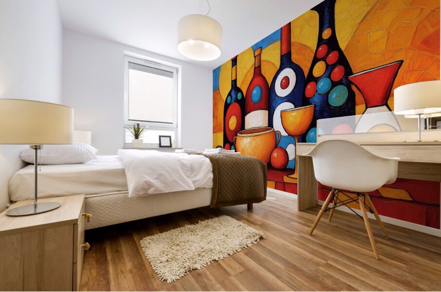 Sangria Mural print