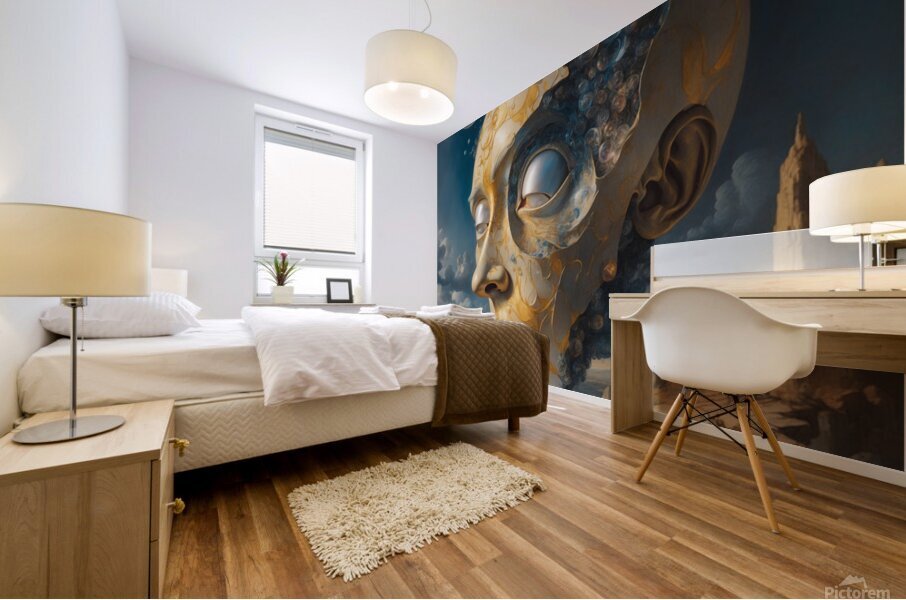 Sleeping Colossus Mural print