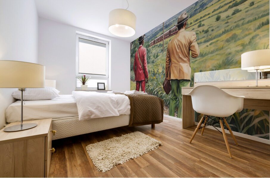 Valley Train Mural print
