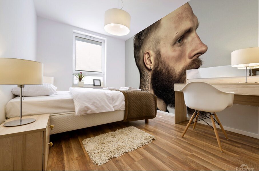 The Profile Mural print
