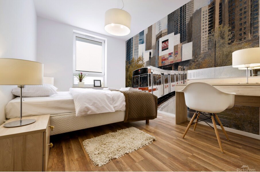 Elevated Arrival Mural print