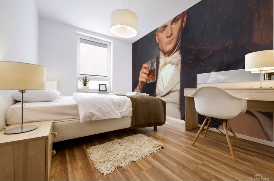 Hans at Midnight Mural print