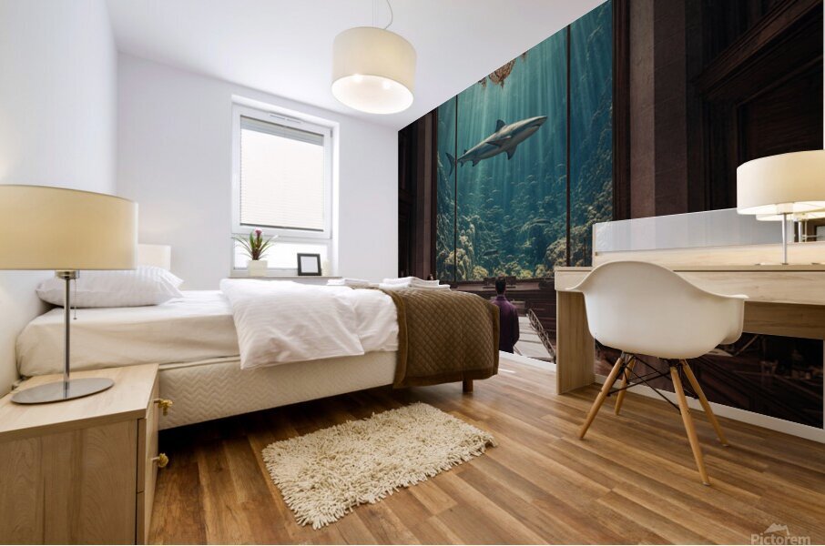 The Aquarium Ward Mural print