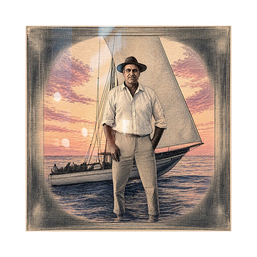 Ahab McCoy Picture Frame print
