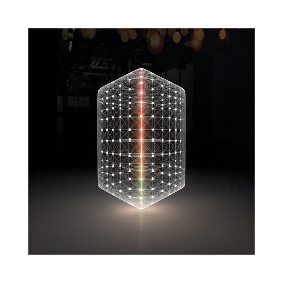 Prismatic Lattice Picture Frame print