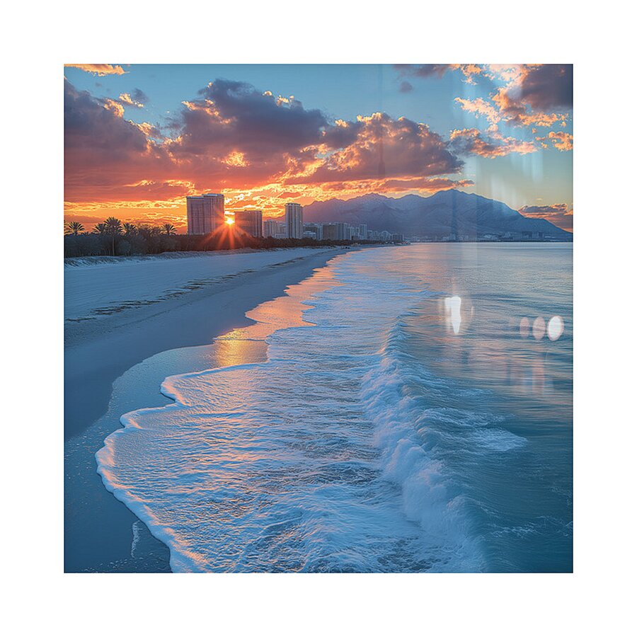 Sunbreak Shore Picture Frame Printing
