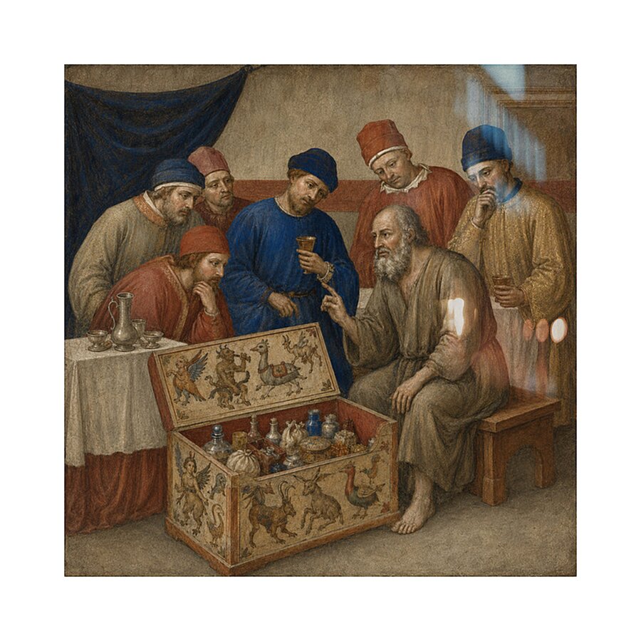 Silenus Casket Picture Frame print
