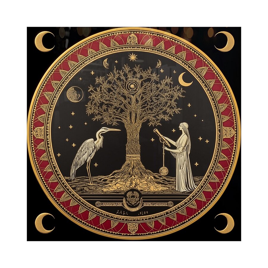 Heron’s Question Picture Frame Printing