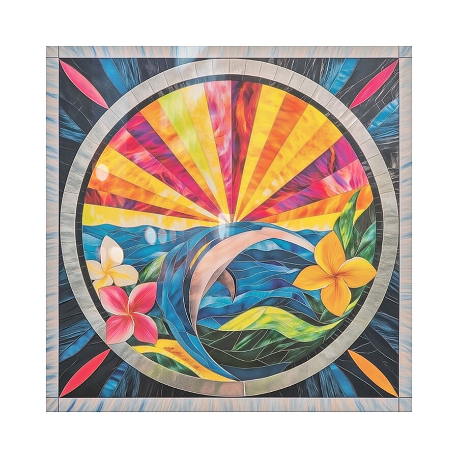 Modern Mosaic Picture Frame print