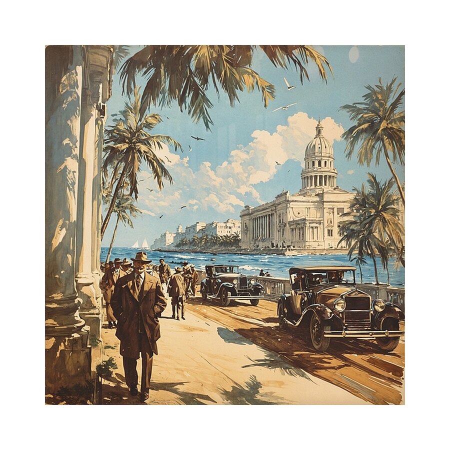 El Diplomatico Picture Frame Printing