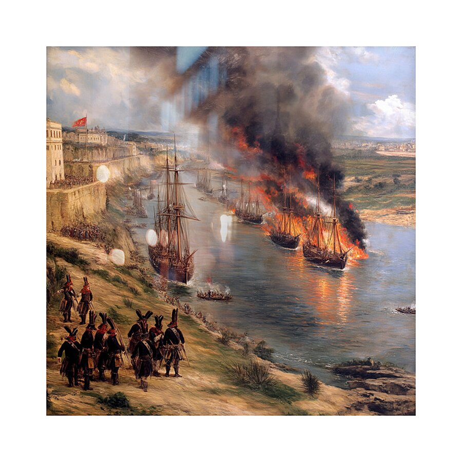 Burning Harbor Picture Frame Printing