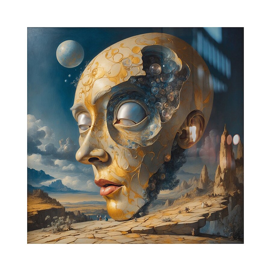 Sleeping Colossus Picture Frame Printing