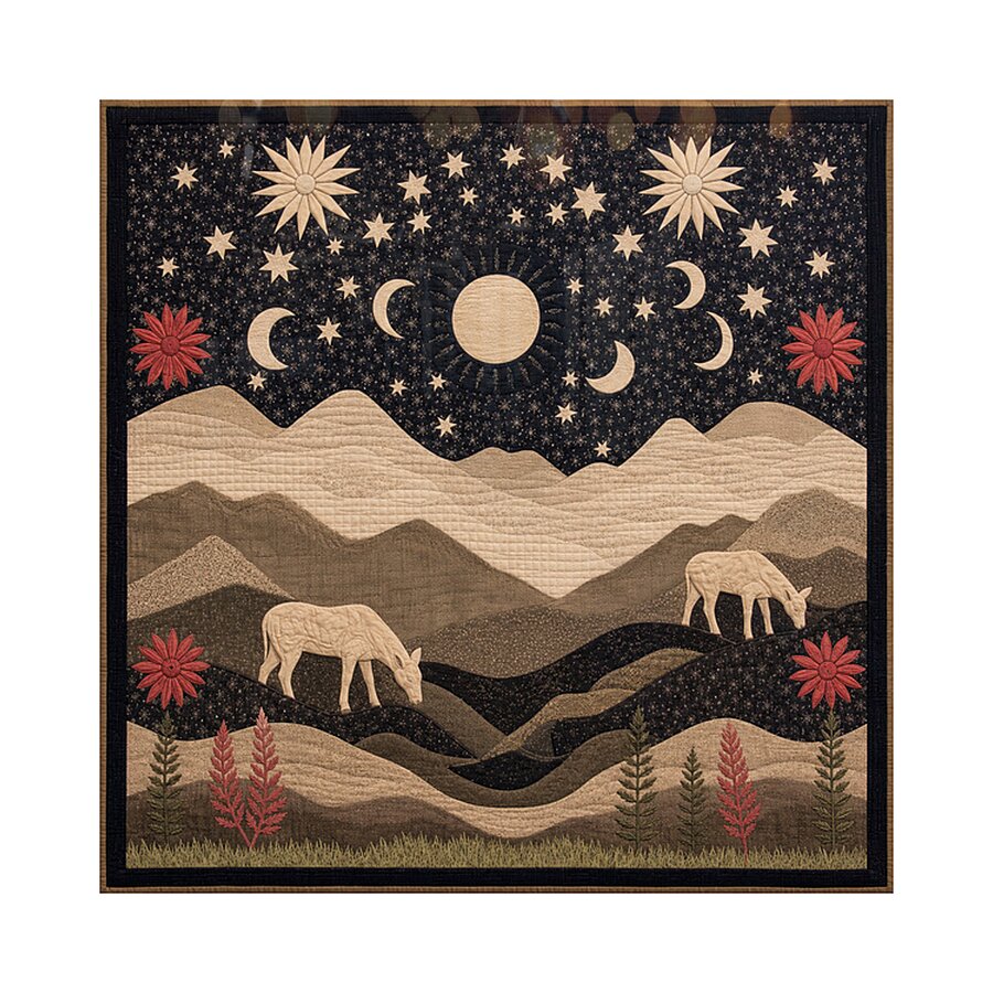 Under Many Moons Picture Frame print