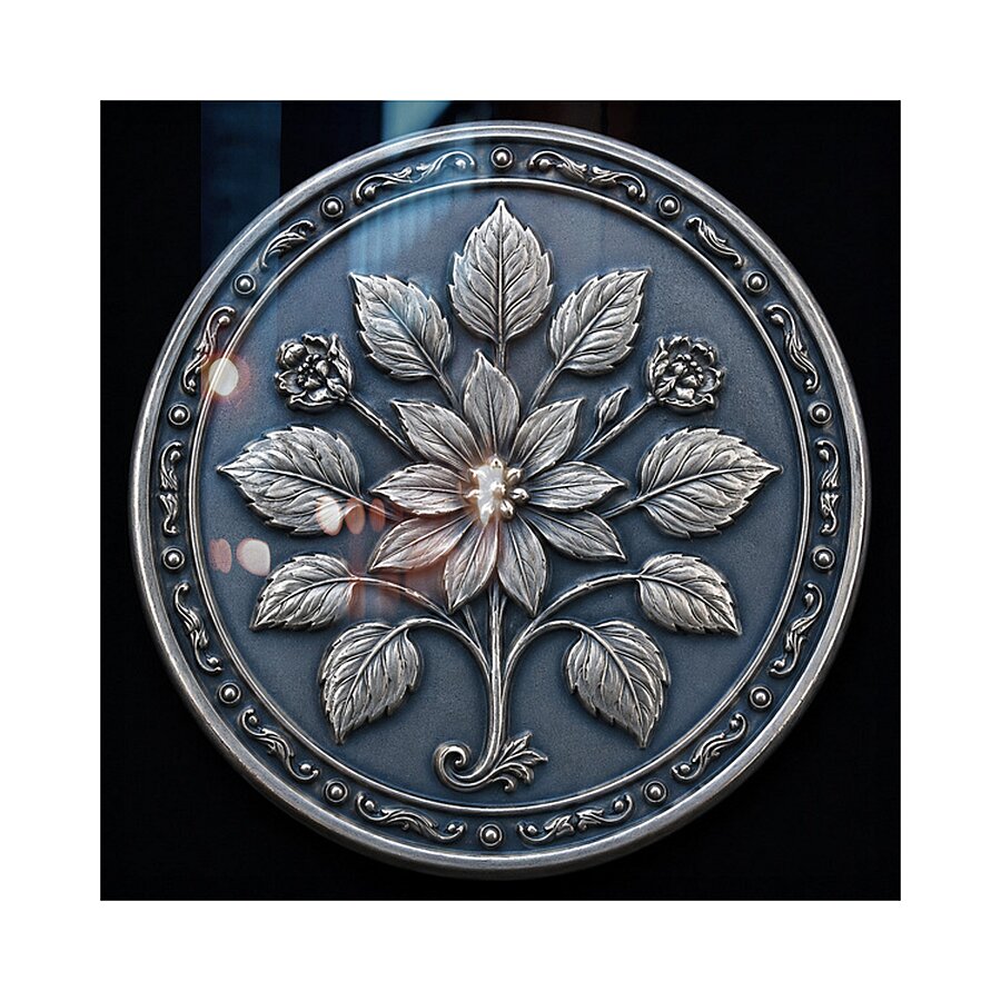Silvering Branch Picture Frame Printing