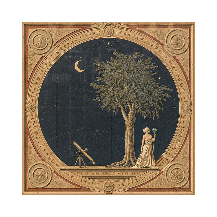 Astronomer’s Grove Picture Frame print