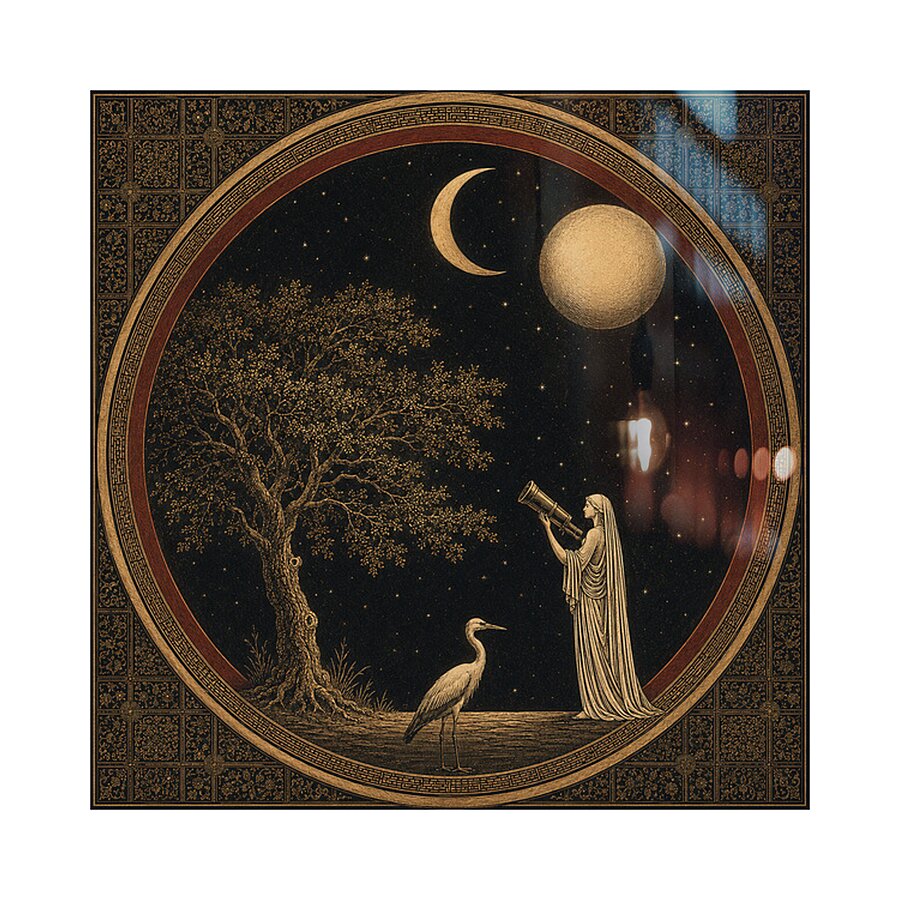 Heron’s Vigil Picture Frame Printing