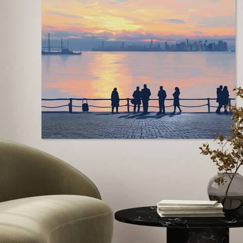 Promenade at Dusk Reproduction