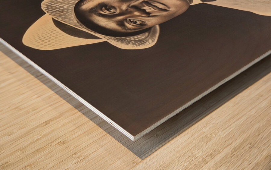 Champ Wood print
