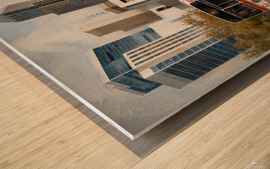 Elevated Arrival Wood print