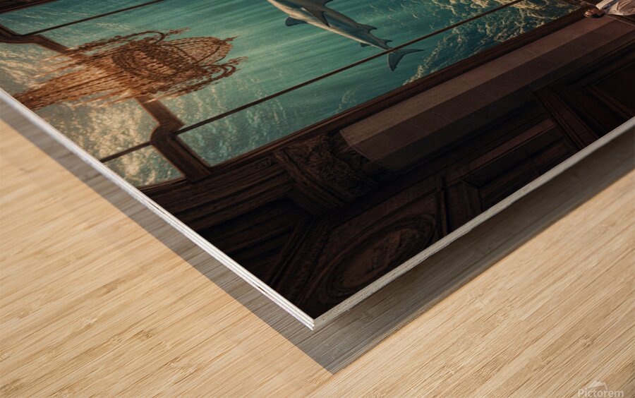 The Aquarium Ward Wood print