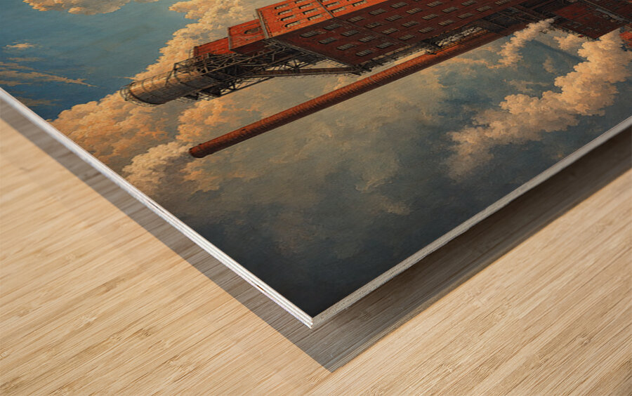 The Bricks Wood print