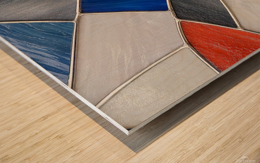 Fragmented Splendor Wood print