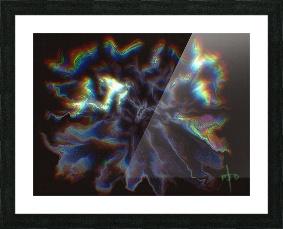 Brain Waves Picture Frame print