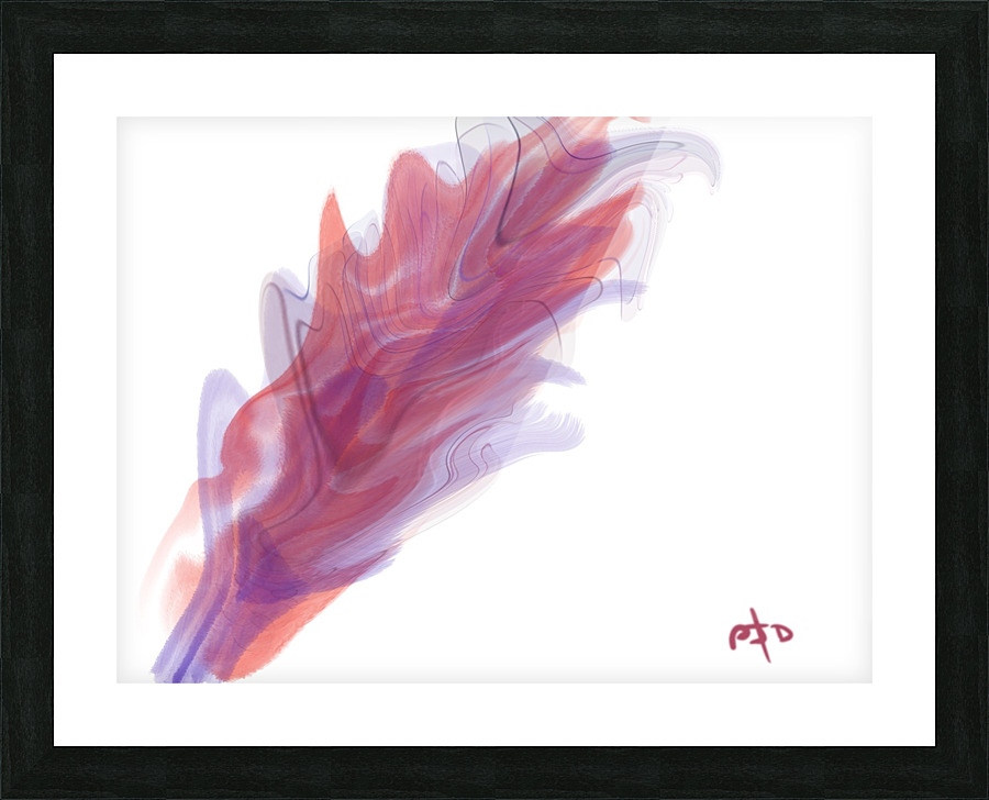 Flame Picture Frame print