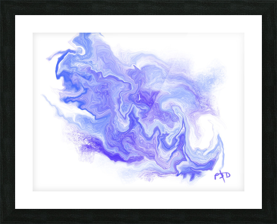 Gas Flame Picture Frame print