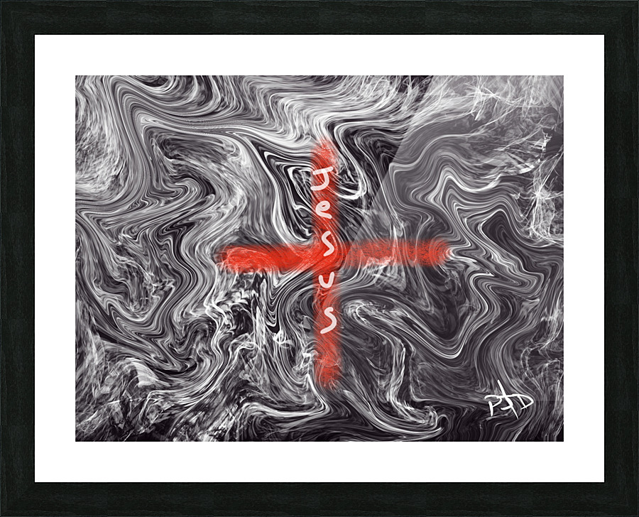 Covered By The Blood Picture Frame print