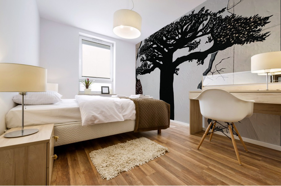 Baobab Mural print