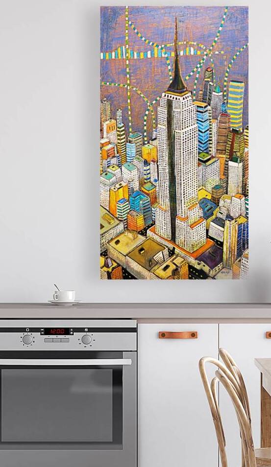 The Empire of Manhattan-Empire state building NYC by Habib Ayat